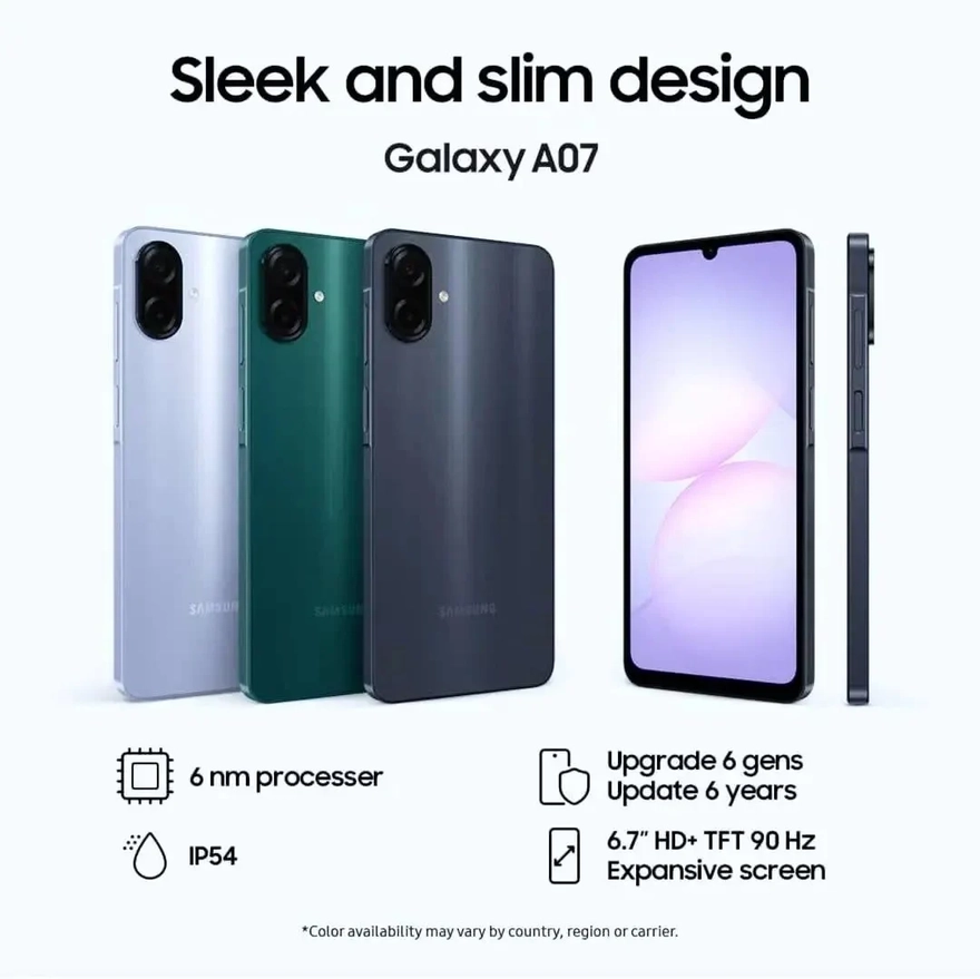 Galaxy A07: Điện thoại siêu rẻ sắp ra mắt của Samsung