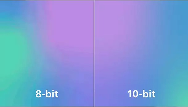 Màu sắc chân thật với 1.07 tỉ màu từ tấm nền 10-bit