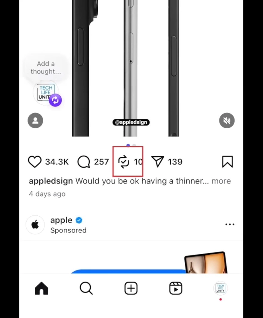 Cách sử dụng tính năng đăng lại trên Instagram