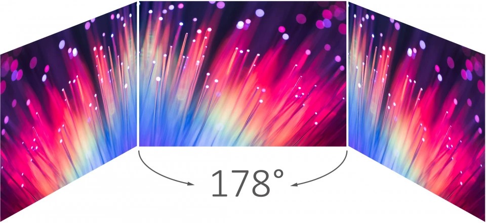 Công nghệ SuperClear® IPS với 104% sRGB