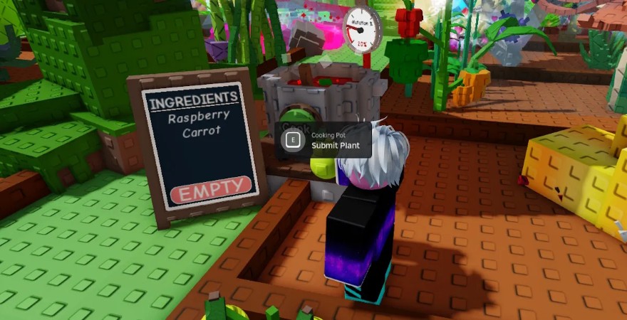 Grow a Garden – Cách mở khóa Cooking Kit và nấu món ăn