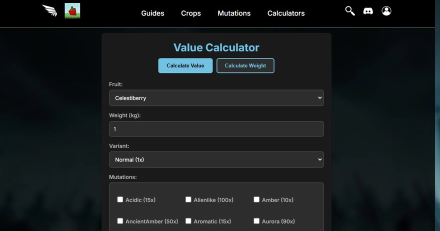 Grow A Garden Calculator: Cách tính giá trị cây trồng