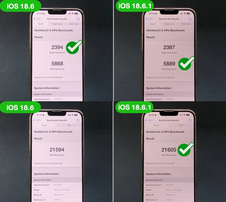 So sánh iOS 18.6.1 và iOS 18.6: Phiên bản nào tốt hơn?