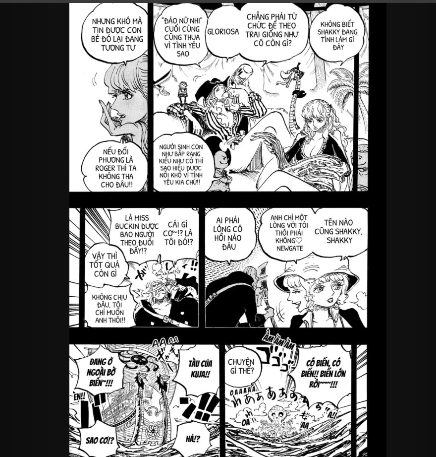 Spoiler One Piece Chap 1157: Quán bar huyền thoại