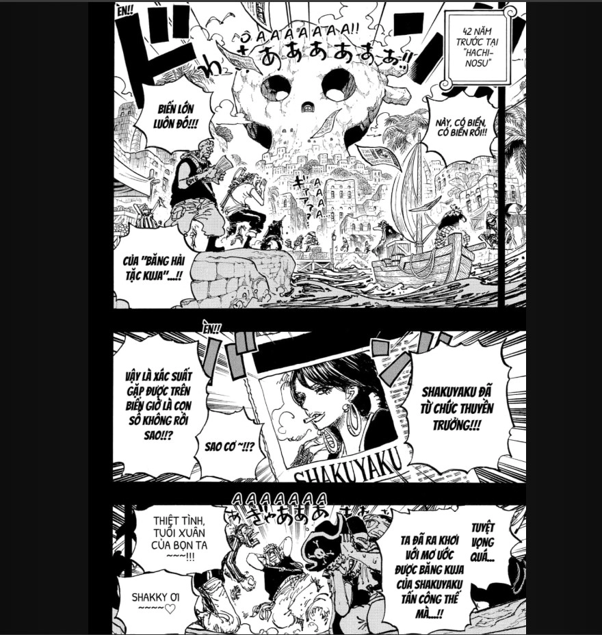 Spoiler One Piece Chap 1157: Quán bar huyền thoại