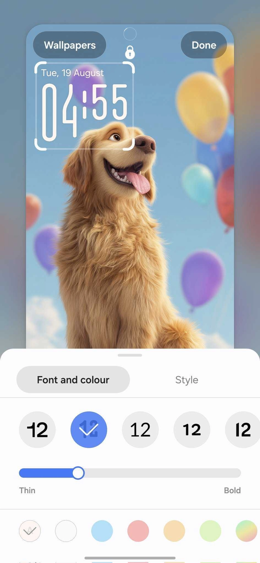 One UI 8 mang đến đồng hồ màn hình khóa thông minh