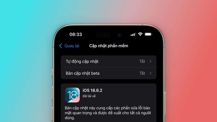 Apple khóa sign iOS 18.6, chặn người dùng hạ cấp