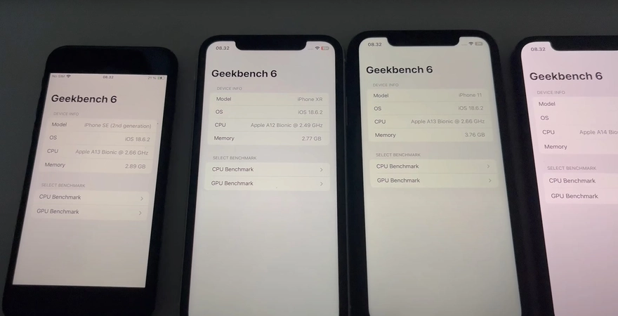 Thời lượng pin iOS 18.6.2 trên tất cả dòng iPhone 