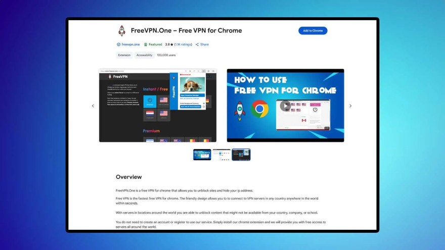 VPN xịn trên Chrome hóa ra là mối họa bảo mật