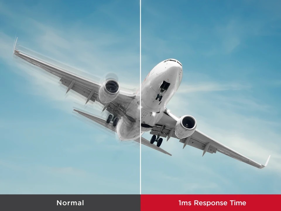 Phản hồi ngay lập tức với tốc độ 1ms (MPRT)