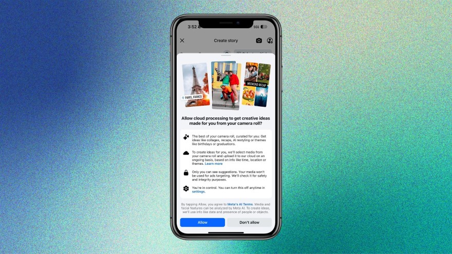 cách chặn meta ai tự động tải ảnh từ điện thoại