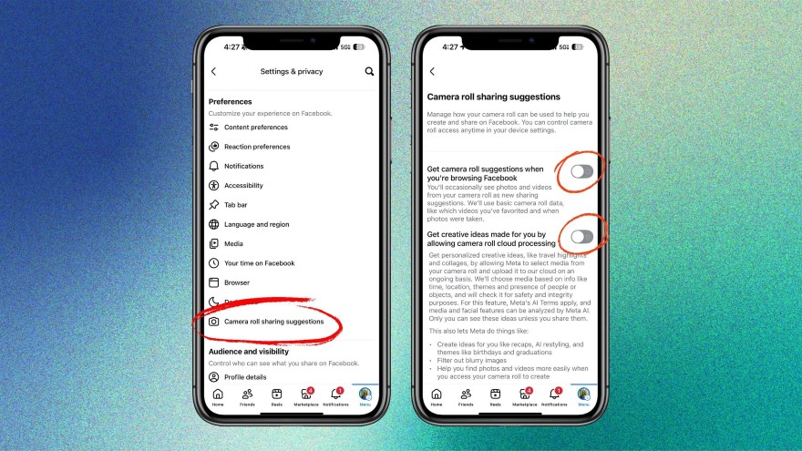 cách chặn meta ai tự động tải ảnh từ điện thoại
