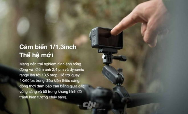 Chất lượng hình ảnh vượt trội với cảm biến 1/1.3 inch thế hệ mới