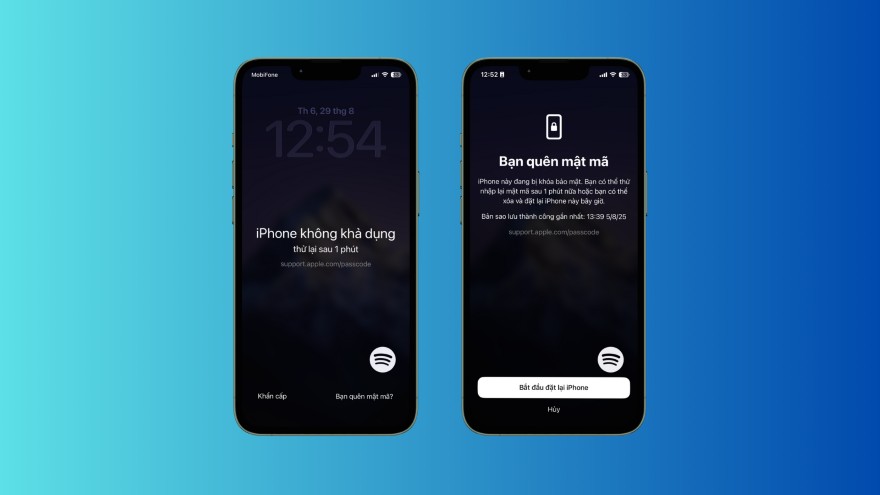 cách khôi phục iPhone bị khóa