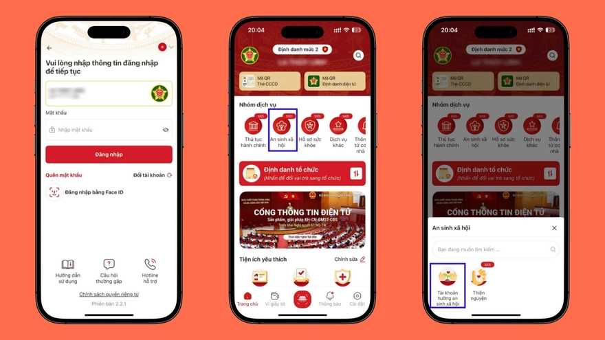 Cách liên kết ngân hàng với VNeID ngay trên iPhone