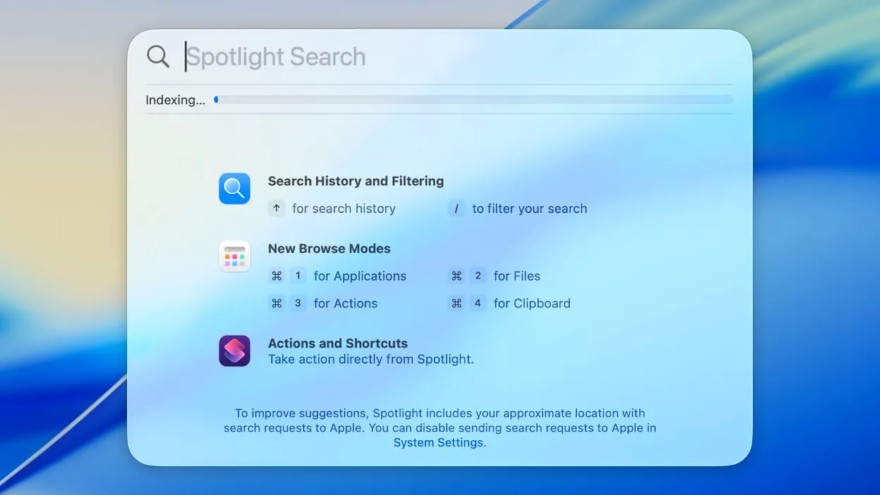 cách dùng spotlight trên macos 26