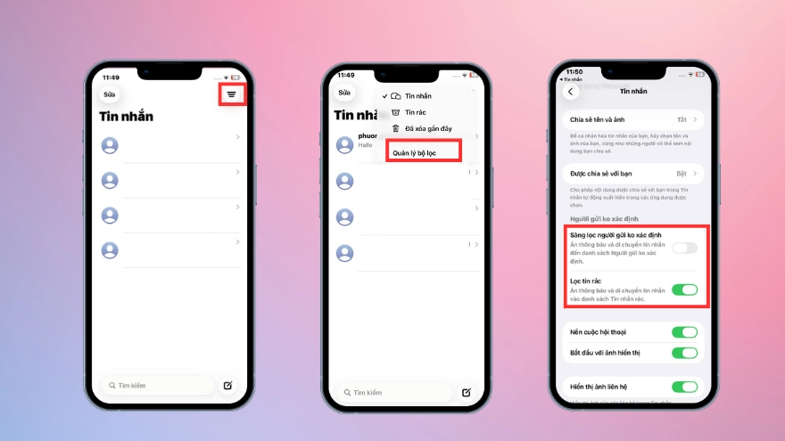 Tính năng lọc tin nhắn spam trên iPhone: Bảo vệ bạn khỏi lừa đảo!