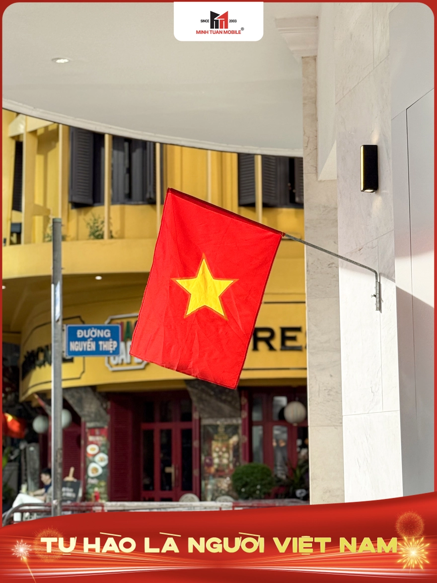 Cách chụp ảnh với cờ đỏ sao vàng cực “cháy” cho ngày Quốc khánh