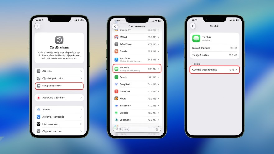 cách xóa tin nhắn trong icloud