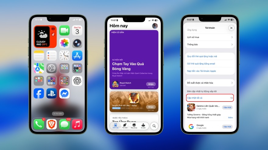 chuẩn bị iPhone cho bản cập nhật iOS 26