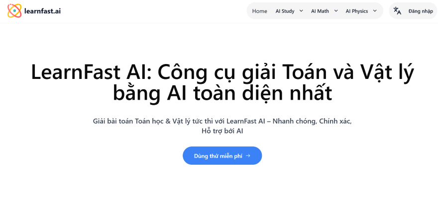 Top 9 AI giải bài tập miễn phí nhanh và dễ hiểu