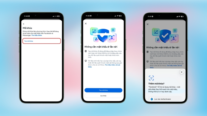  kích hoạt Mã khóa Facebook trên iPhone và Android