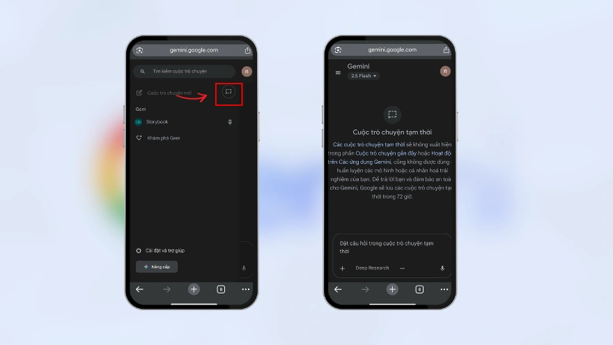 Bật mí cách dùng chat ẩn danh trong Gemini