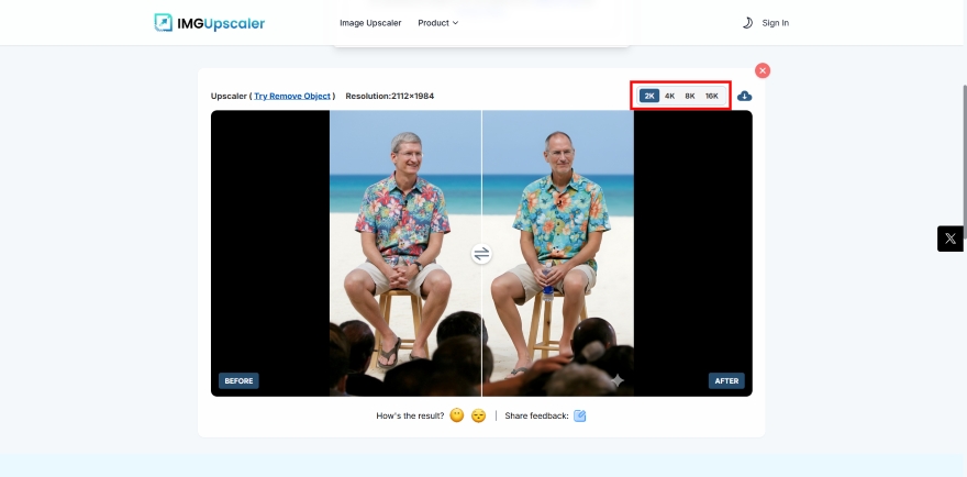Tăng chất lượng ảnh AI mờ thành 4K