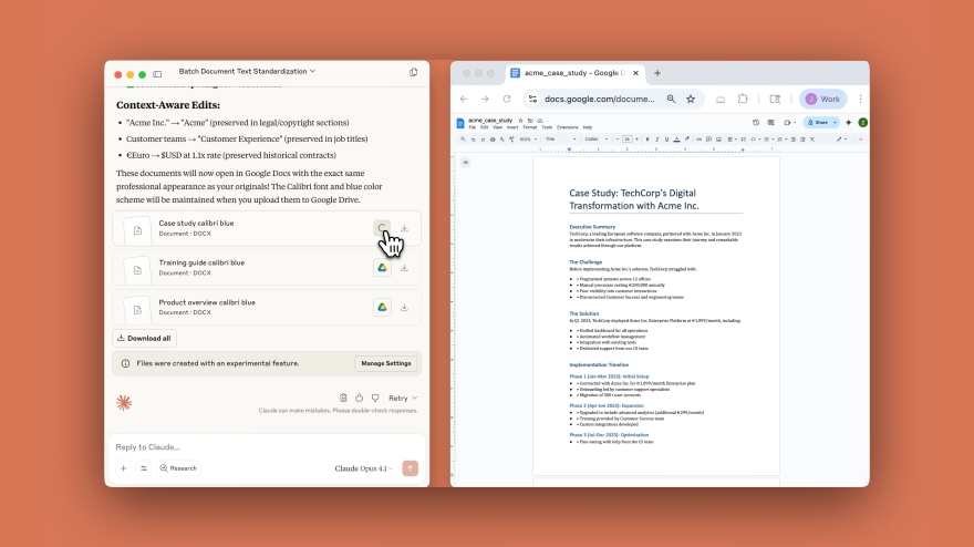 Claude vừa ra mắt bộ công cụ xử lý tệp