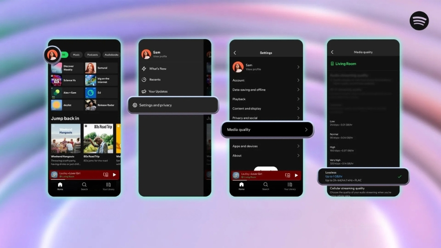 Spotify ra mắt chất lượng lossless