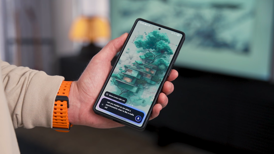 Dùng Gemini không cần thoát app