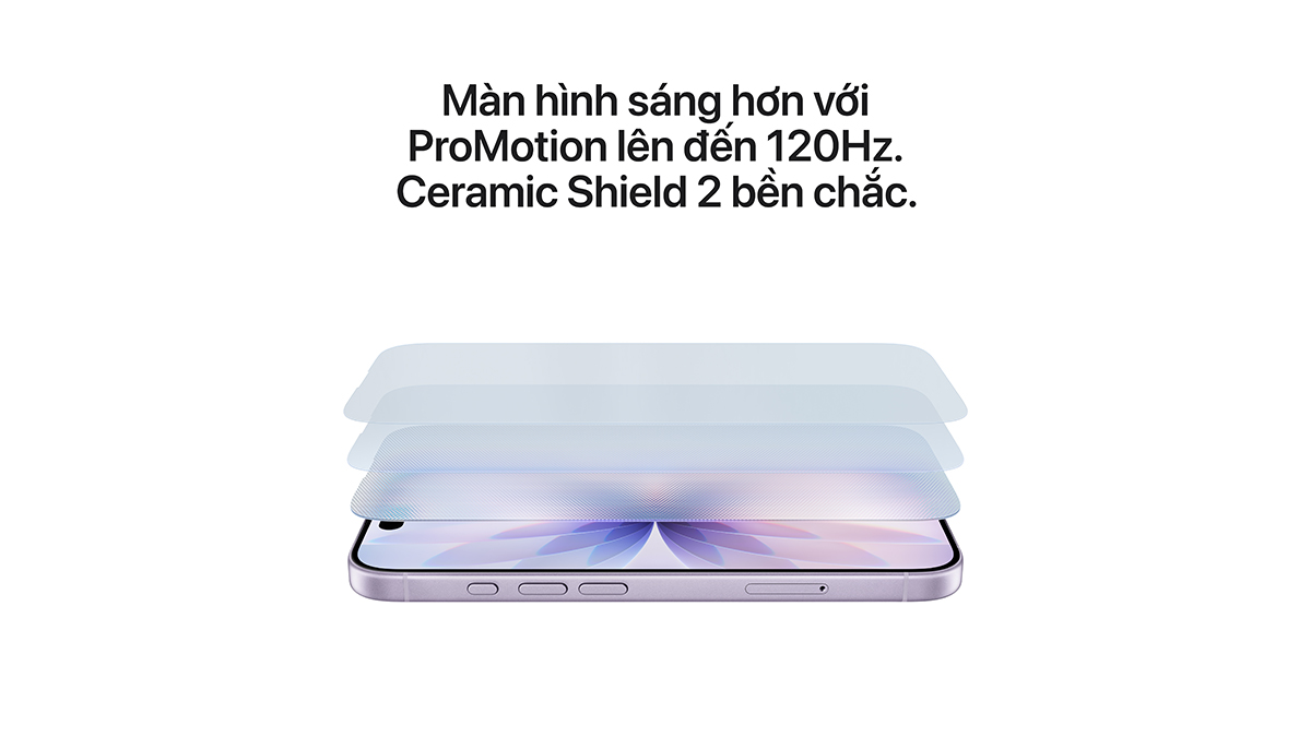 Màn hình iPhone 17 sáng hơn, mượt hơn