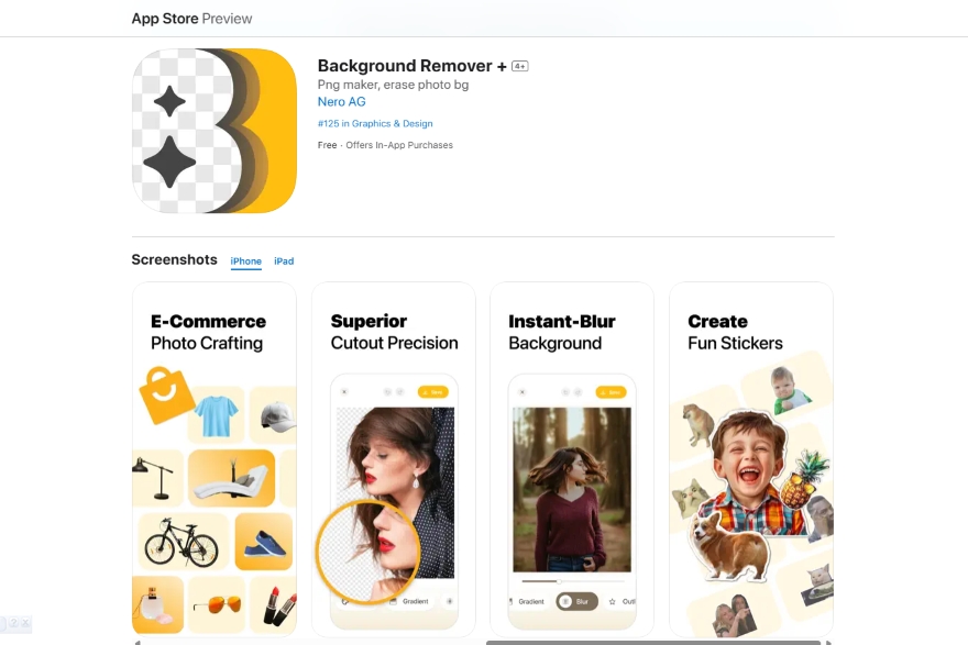 Background Remover + Công cụ chỉnh ảnh AI