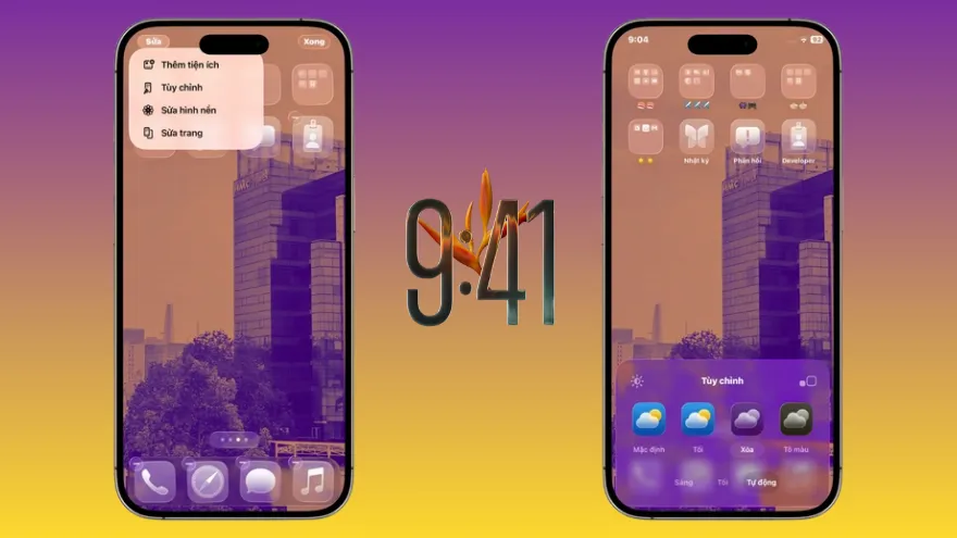 Cách bật giao diện Liquid Glass trên iOS 26