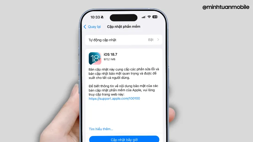 Những ai nên nâng cấp iOS 18.7?