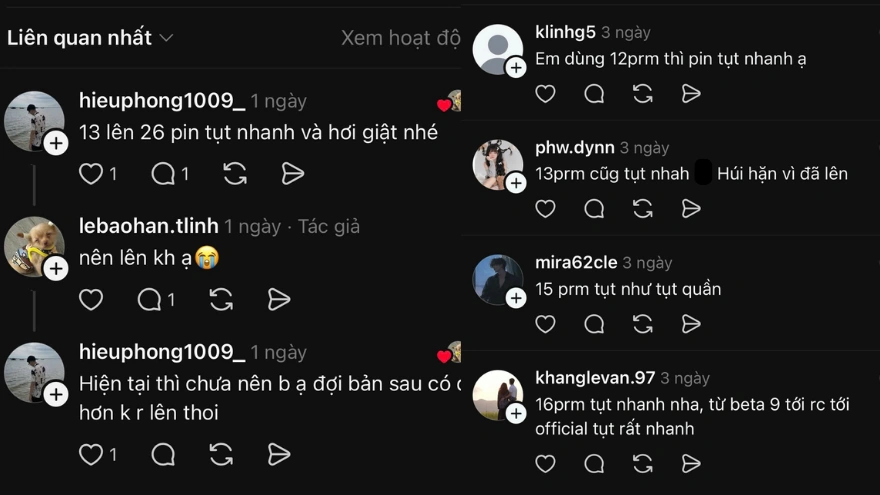 Người dùng iPhone than phiền iOS 26 gây nóng, hao pin, lỗi hiển thị