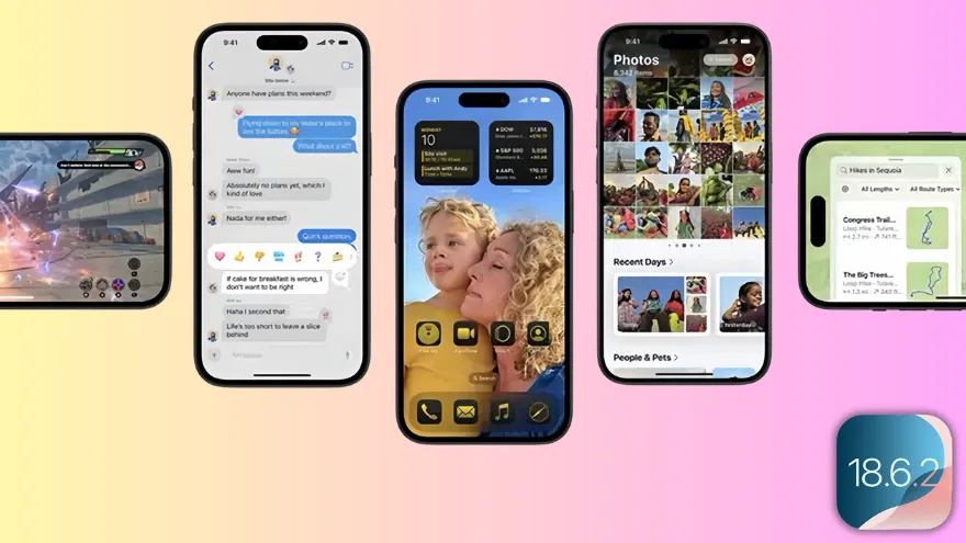 Apple ngừng ký iOS 18.6.2, ngăn việc hạ cấp từ iOS 26