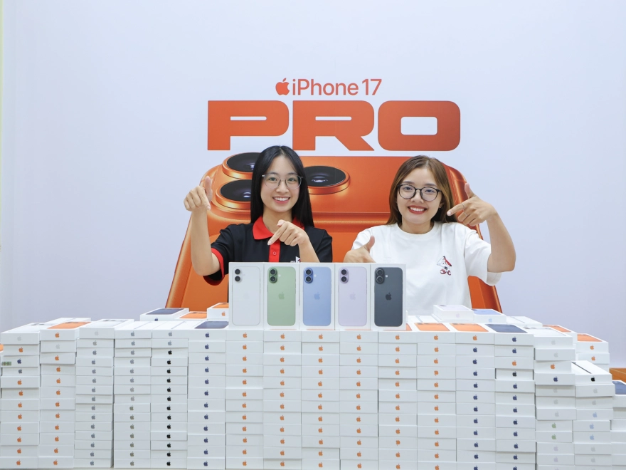 Giảm 600k và trả góp 0% lãi suất cho iPhone 17 khi mở thẻ VPBank