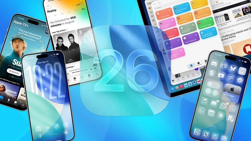 Nhìn lại sự tiến hóa OS 1 đến iOS 26 của Apple