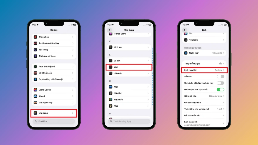 Cách cài lịch âm trên màn hình khóa iOS 26 chỉ trong vài giây