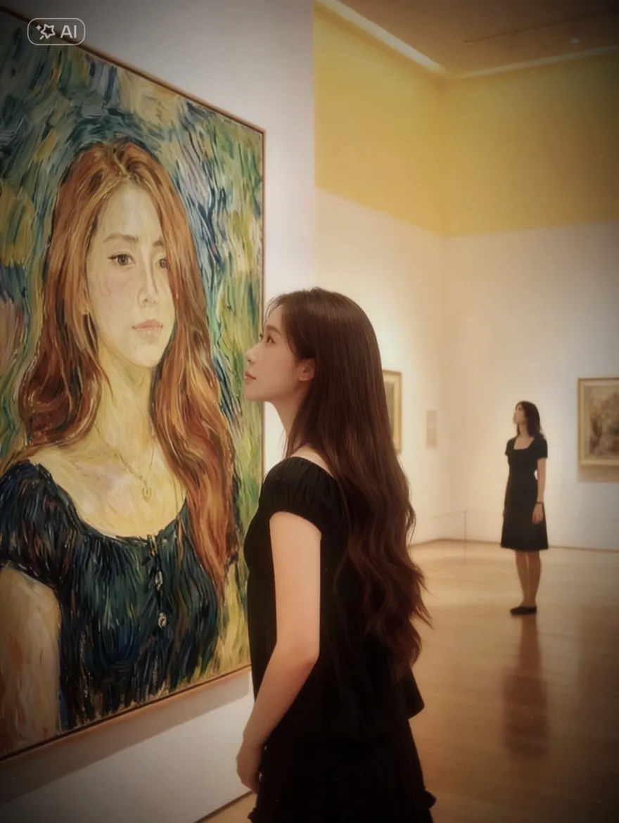 Cách làm ảnh tranh trong bảo tàng