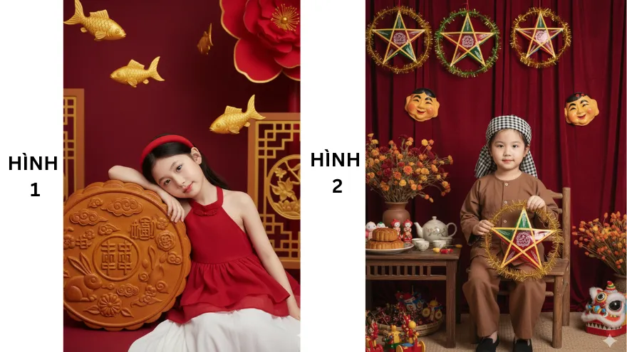 Cách tạo bộ ảnh Trung thu cho bé bằng Gemini cực dễ