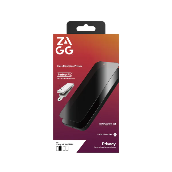 Cường lực chống nhìn trộm iPhone Air ZAGG Elite Edge