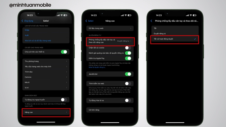 iOS 26 tăng cường bảo mật, chặn Google theo dõi iPhone