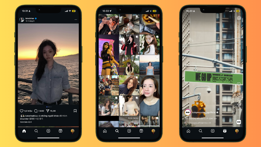 Instagram ưu tiên Reels và tin nhắn trong giao diện mới