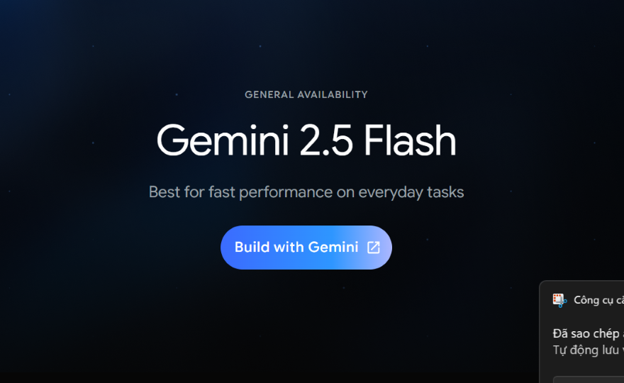 Google ra mắt Gemini 2.5 Flash với nhiều cải tiến mới