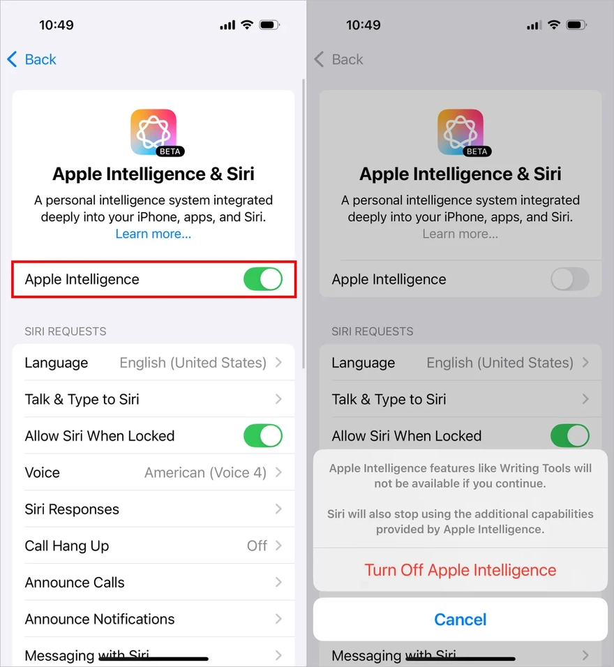 Ngán AI “làm phiền”? Cách tắt Apple Intelligence trong 1 phút