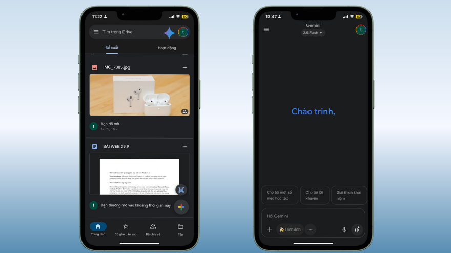 Gemini đã có mặt trên Google Drive di động: Giúp xử lý “mớ hỗn độn” dữ liệu dễ dàng hơn