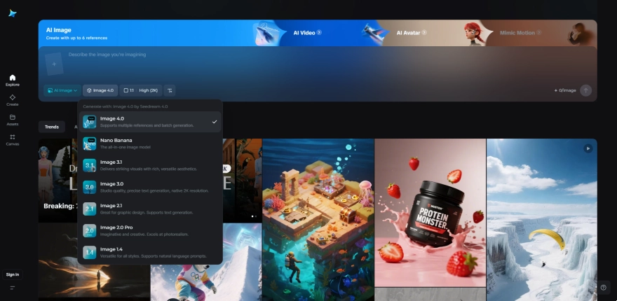 cách sử dụng Seedream 4.0