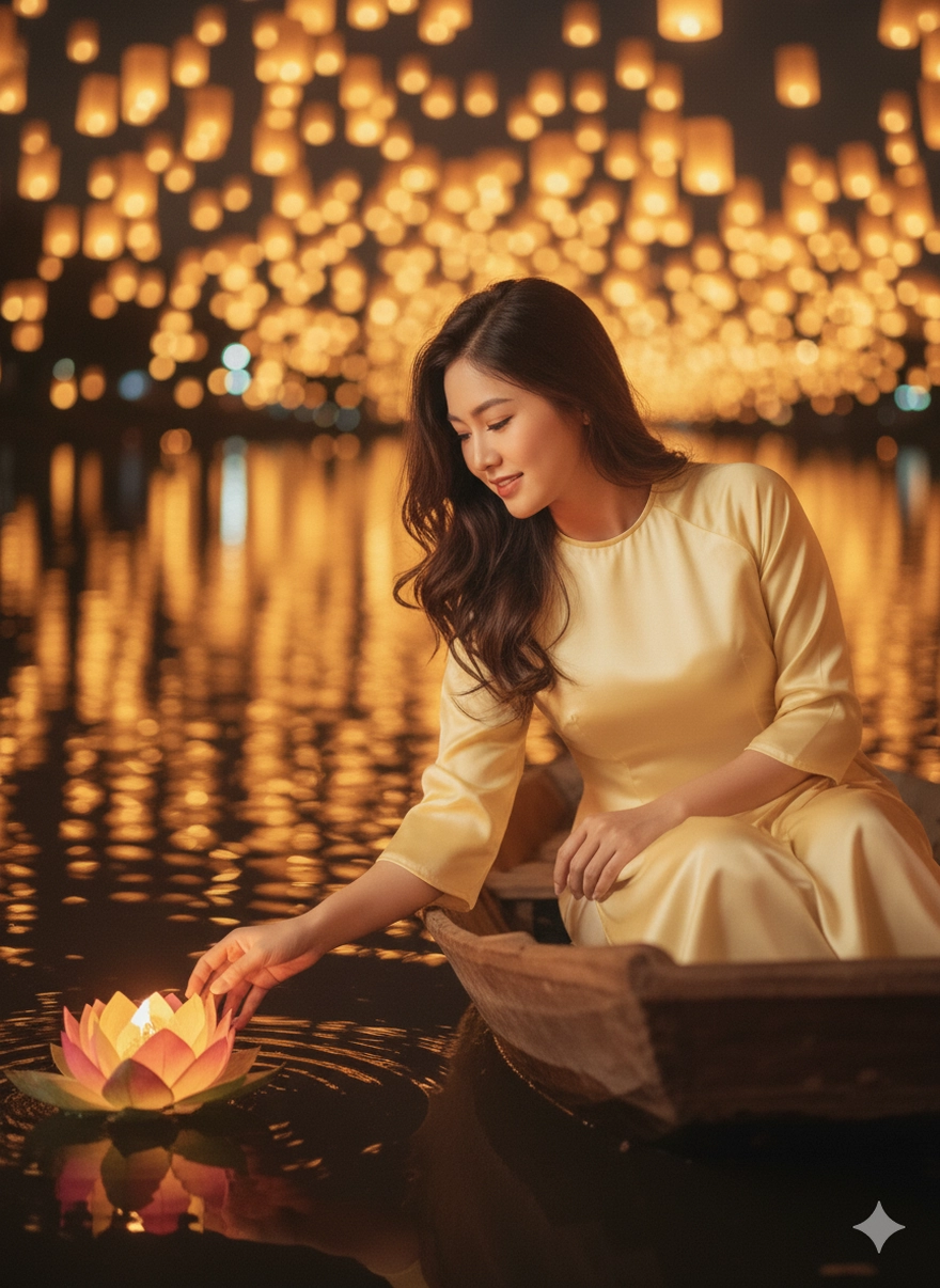 Check-in phố cổ hoa đăng chỉ bằng 1 câu lệnh